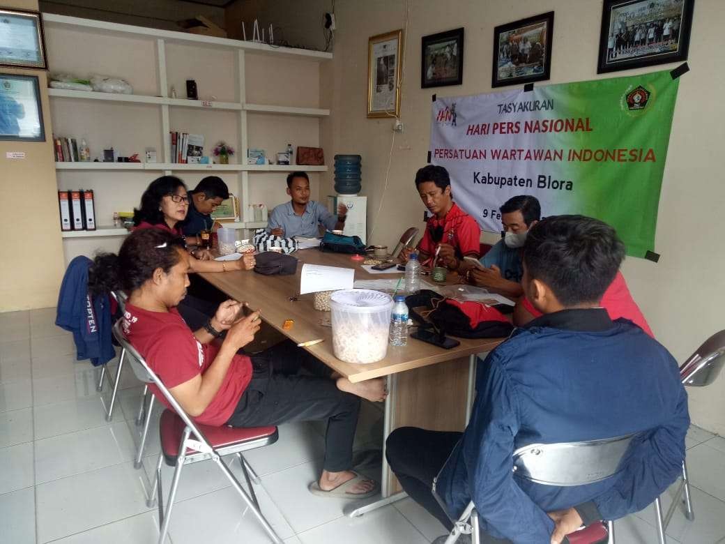 Rapat Kerja PWI Blora, Jawa Tengah. (Foto: dok. PWI Blora)