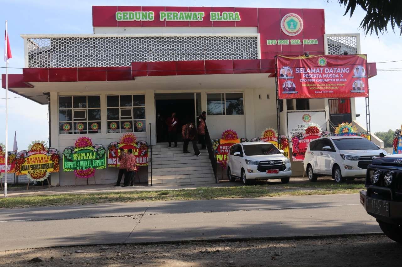 Foto : Gedung Perawat DPD PPNI Kabupaten Blora (Ahmad Sampurno/Ngopibareng.id)