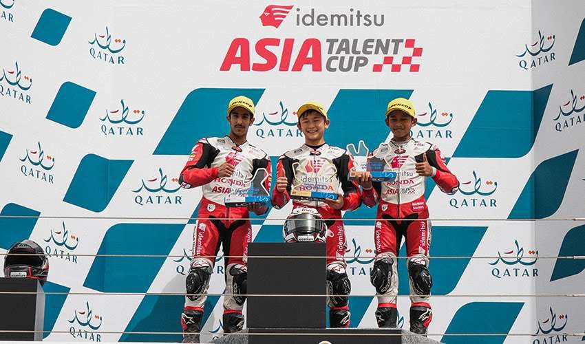 Veda Ega Pratama naik podium ketiga di IATC 2022. (Foto: Istimewa)