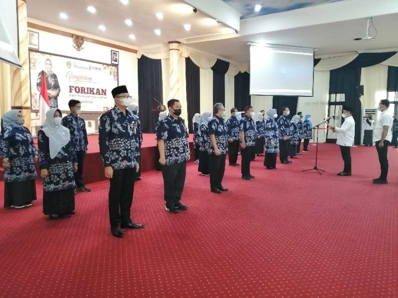 Pengukuhan Forum Peningkatan Konsumsi Ikan (Forikan) Kota Pasuruan, Jawa Timur. (Foto: Laily /Ngopibareng.id)