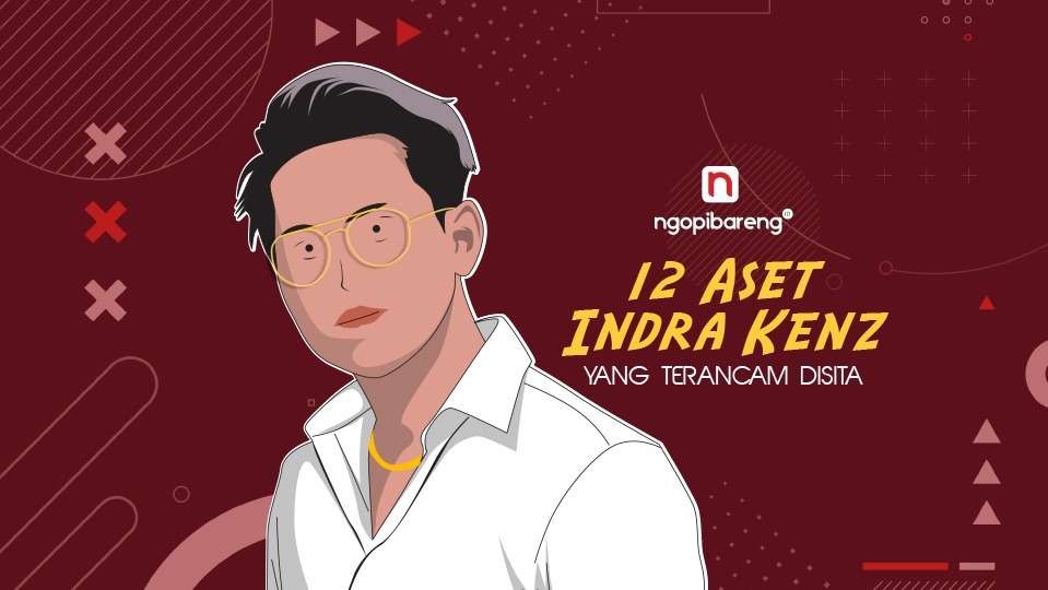 Ilustrasi Crazy Rich Medan, Indra Kenz. (Grafis: Fa Vidhi/Ngopibareng.id)