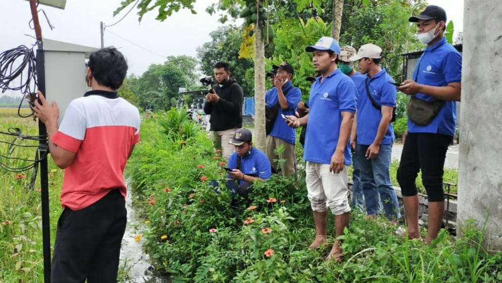 Bupati Kediri gelorakan Smart Farming bagi petani milenial. (Foto: Istimewa)