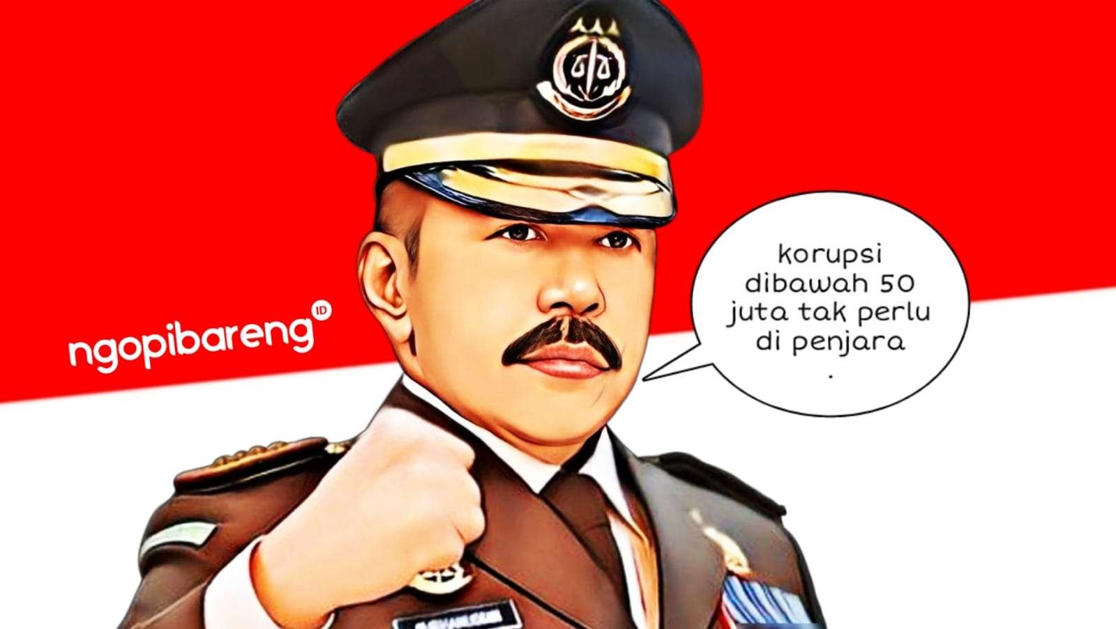 Ilustrasi Jaksa Agung Republik Indonesia, ST Burhanuddin. (Grafis: Fa Vidhi/Ngopibareng.id)