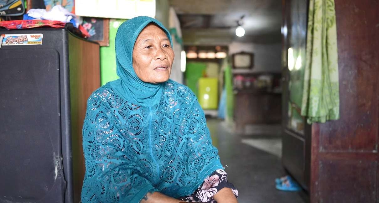 Mbah Samroh, warga Desa Purworejo, Kecamatan Bonang, Demak yang rumahnya didatangi Gubernur Ganjar. (Foto: Dok Jateng)