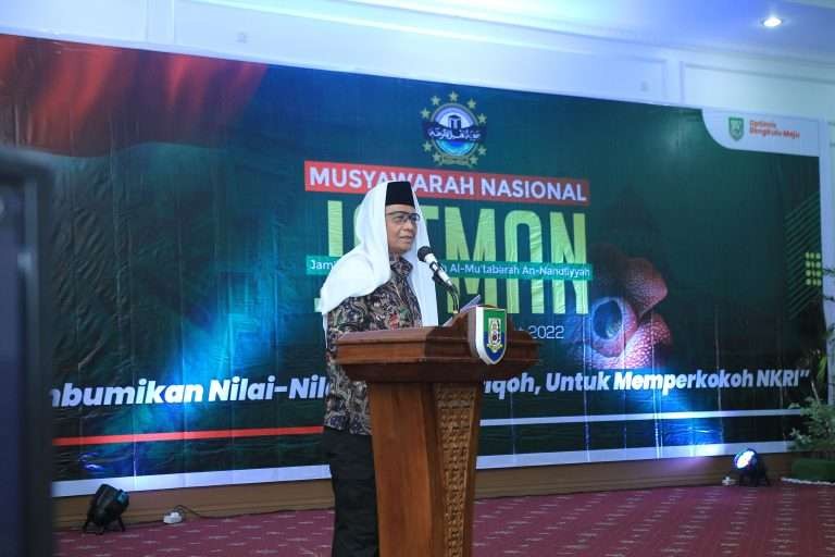 Mahfud MD saat di acara pembukaan Munas JATMAN 2022 Bengkulu. (Foto: Istimewa)