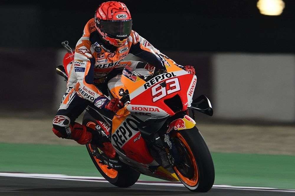 Marc Marquez (Repsol Honda Team) tak sabar ke Mandalika untuk beradaptasi dengan motornya. (Foto: Istimewa)