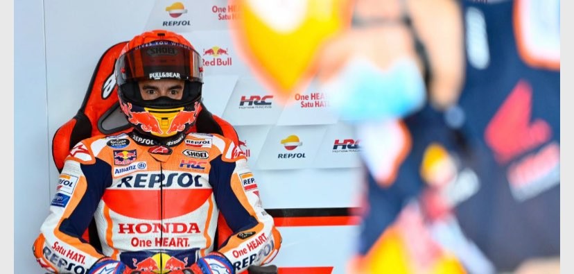 Marc Marquez saat berada di paddock Sirkuit Mandalika, Lombok Tengah, Nusa Tenggara Barat (Foto: motogp.com)