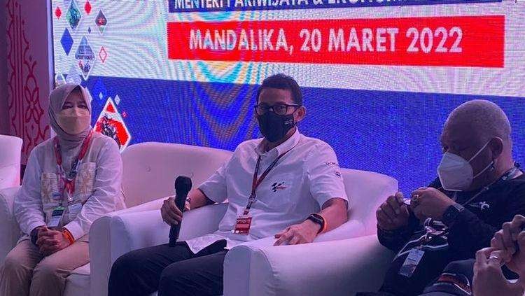 Menparekraf Sandiaga Salahuddin Uno. (Foto: Lalu Theo/Ngopibareng.id)