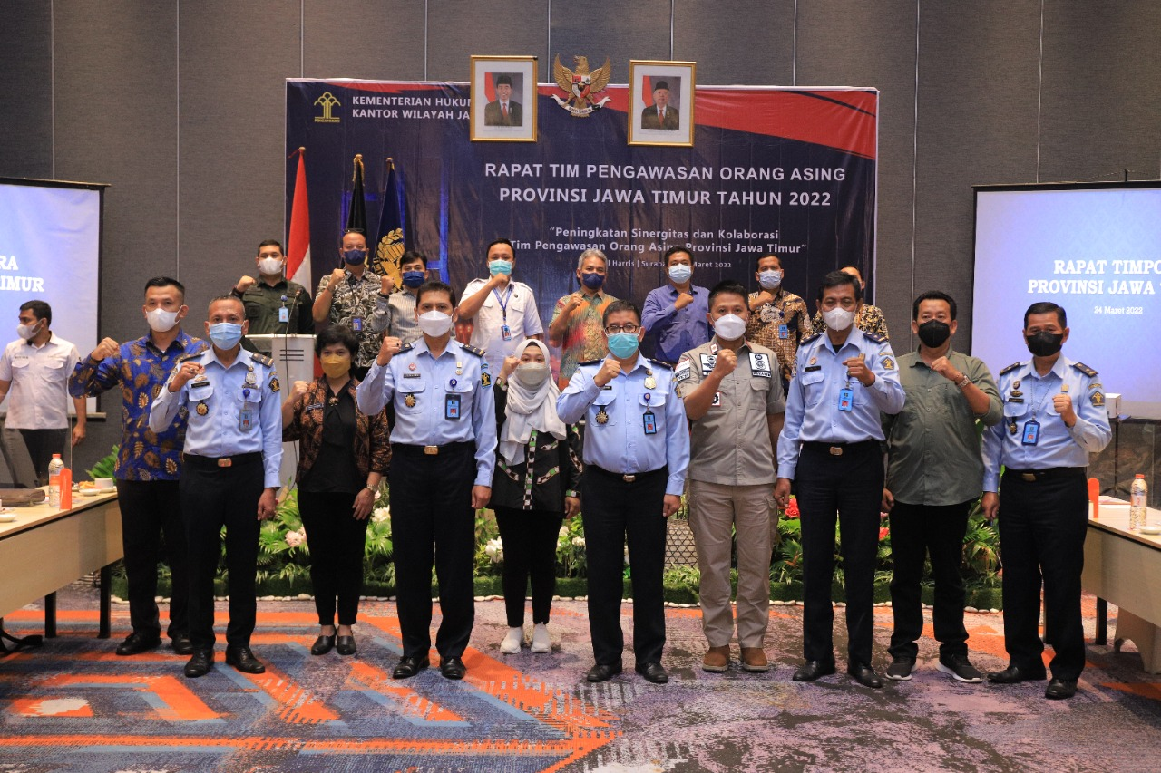 Rakor Tim PORA Kemenkumham Jatim. (Foto: Kemenkumham Jatim)