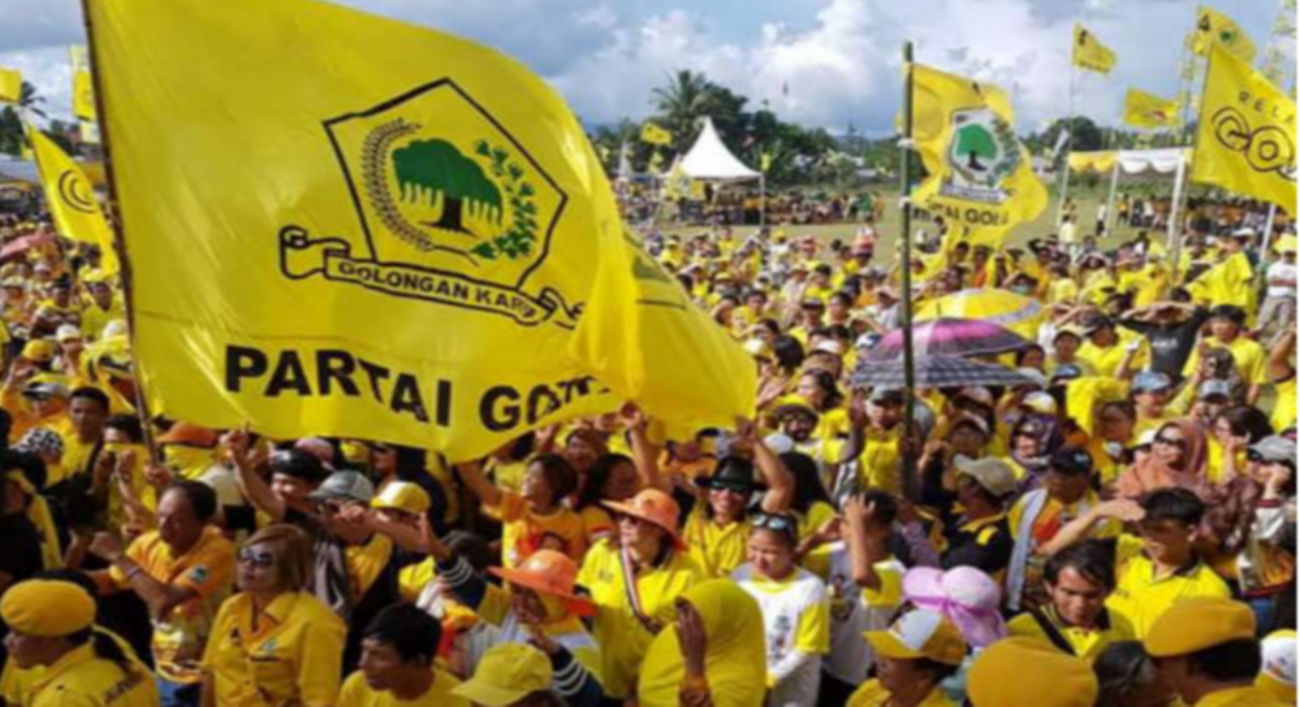 Ilustrasi massa Partai Golkar (Foto: istimewa)