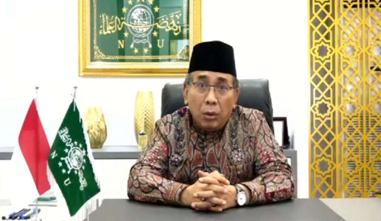 Ketua Umum PBNU, KH Yahya Cholil Staquf  di PBNU Jakarta. (Foto: Istimewa)