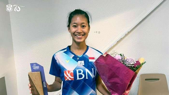 Putri Kusuma Wardhani juarai Orleans Master 2022 usai kalahkan wakil USA Iris Wang. (Foto: Dok PBSI)