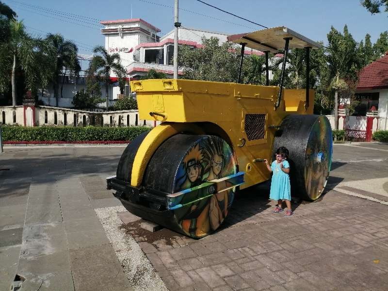 Fasilitas edukasi di Taman Kota Pasuruan (Foto: Laily /ngopibareng)