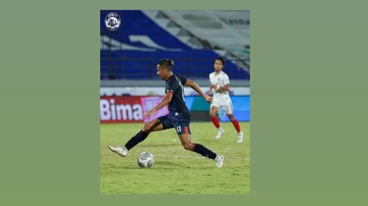 Pemain Arema FC saat berlaga di kompetisi Liga 1 (Instagram:@aremafcofficial)