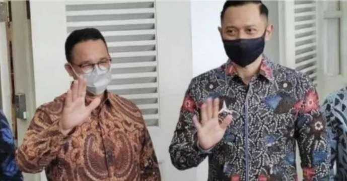 Anies Baswedan bersama Agus Hari Murti Yudoyono. (Foto: Istimewa)