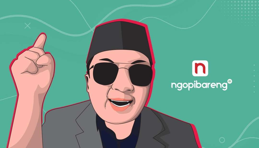 Ilustrasi Ustaz Yusuf Mansur. (Grafis: Fa Vidhi/Ngopibareng.id)