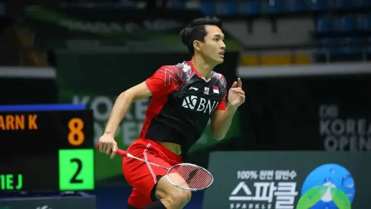 Jonatan Christie gagal juarai Korea Open setelah kalah atas tunggal China. (Foto: Reuters)