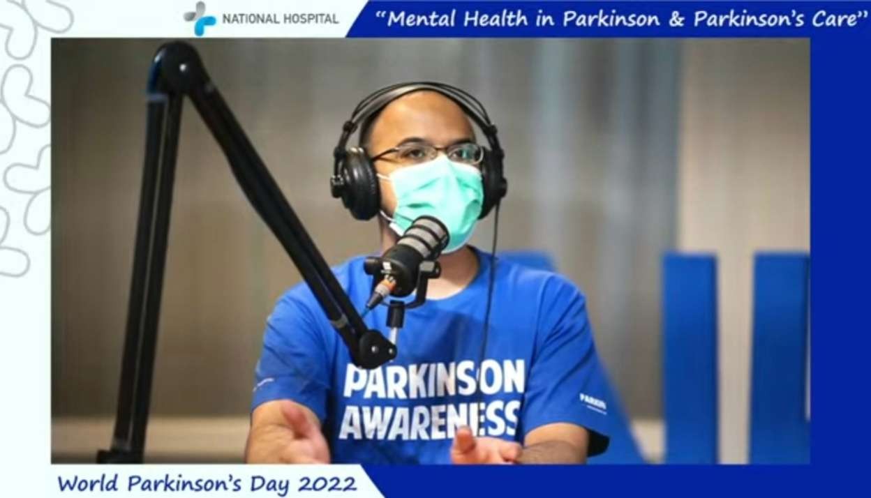 Dokter Fahmi dalam talk show bertajuk "Mental Health in Parkinson & Parkinson's Care. (Foto: Tangkapan layar)