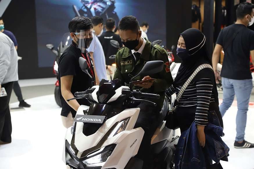 Honda Vario 160 jadi primadona di IIMS. (Foto: MPM Honda Jatim)