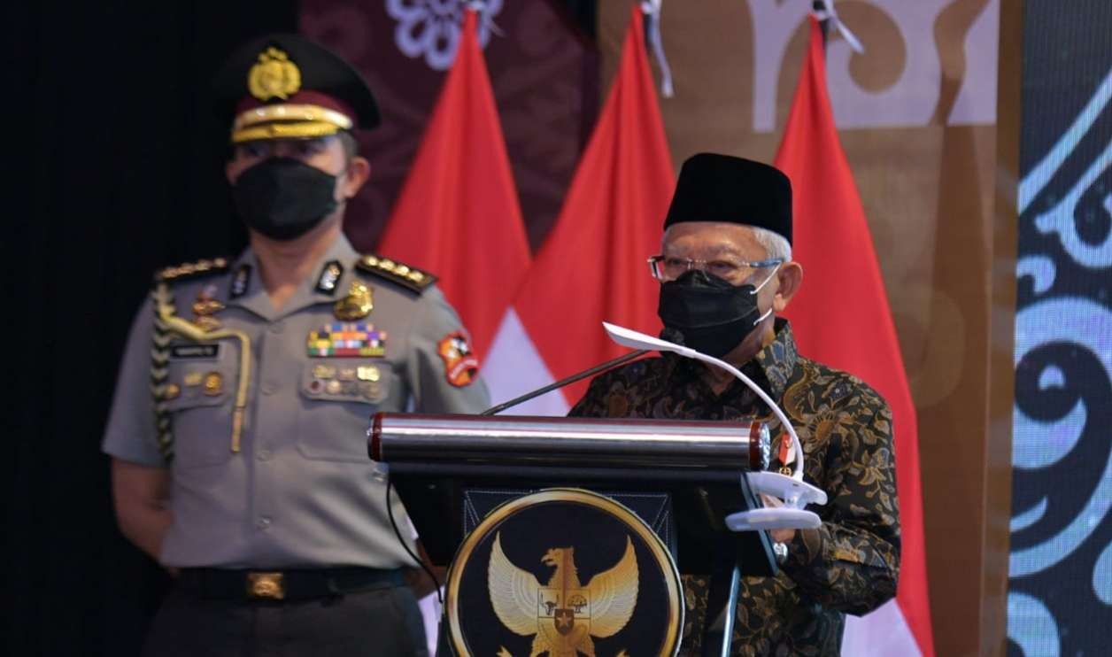 Wapres KH Ma'ruf Amin di Sumatra Barat (foto: Setpres)