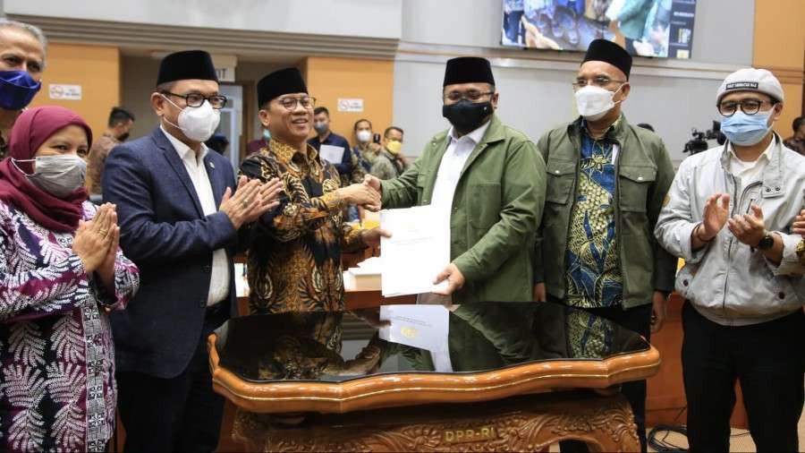 Pemerintah - DPR sepakati besar BPIH 1443H/2022M, Rabu 13 April 2022. (Foto: Kemenag)