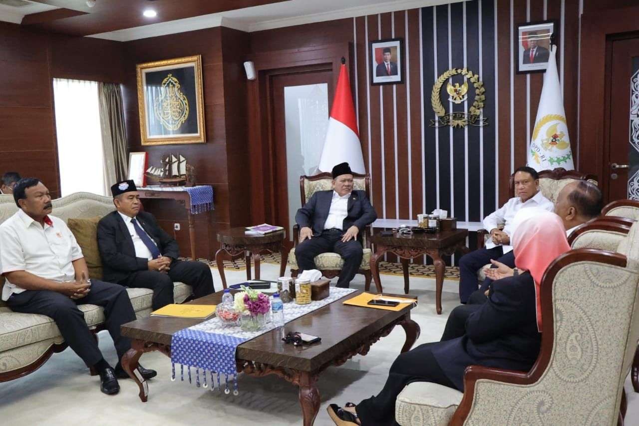 Menpora dan KONI Pusat temui Ketua DPD RI LaNyalla Mahmud Mattalitti. (Foto: Istimewa)