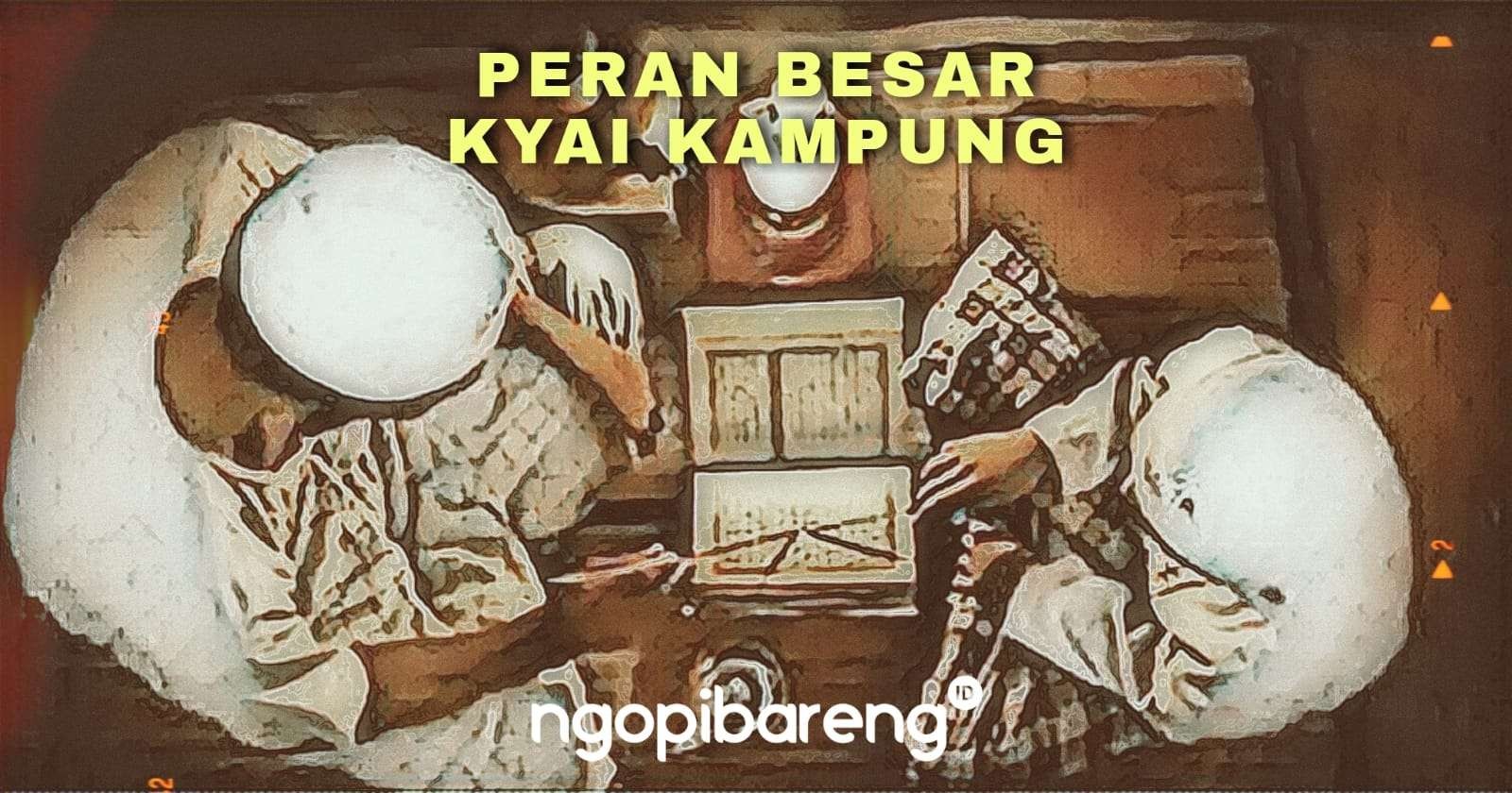 Ilustrasi Kiai Kampung. (Fa Vidhi/Ngopibareng.id)