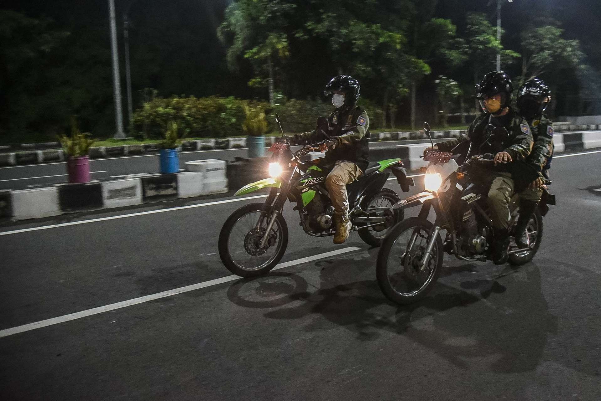 Patroli Ramadan yang dilakukan Satpol PP bersama TNI dan Polri. (Foto: Istimewa)