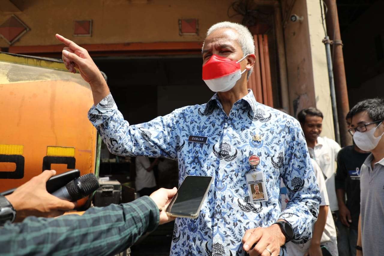 Ganjar minta pembayaran THR di Jateng takboleh dicicil. (Foto: Dok Jateng)