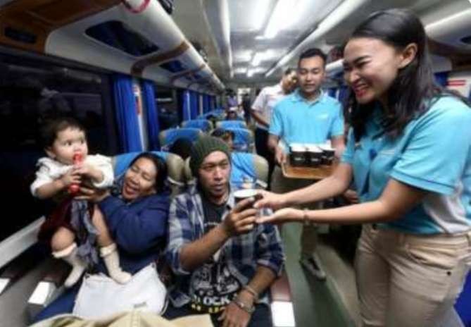 Suasana ini dalam kereta api. (Foto: Istimewa)