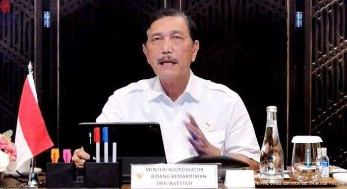 Menteri Koordinator Bidang Maritim dan Investasi (Menko Marves) Luhut Pandjaitan.