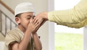 Saying bermaafan saat Idul Fitri. (Foto:Istimewa)