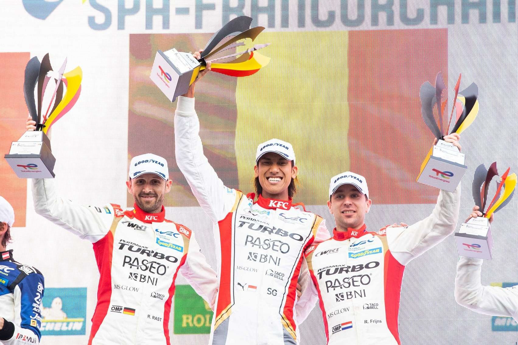 Tim WRT#31 yang digawangi pembalap Indonesia Sean Gelael tampil sebagai juara di Race 6 Hours of Spa-Francorhamps. (Foto: Istimewa)