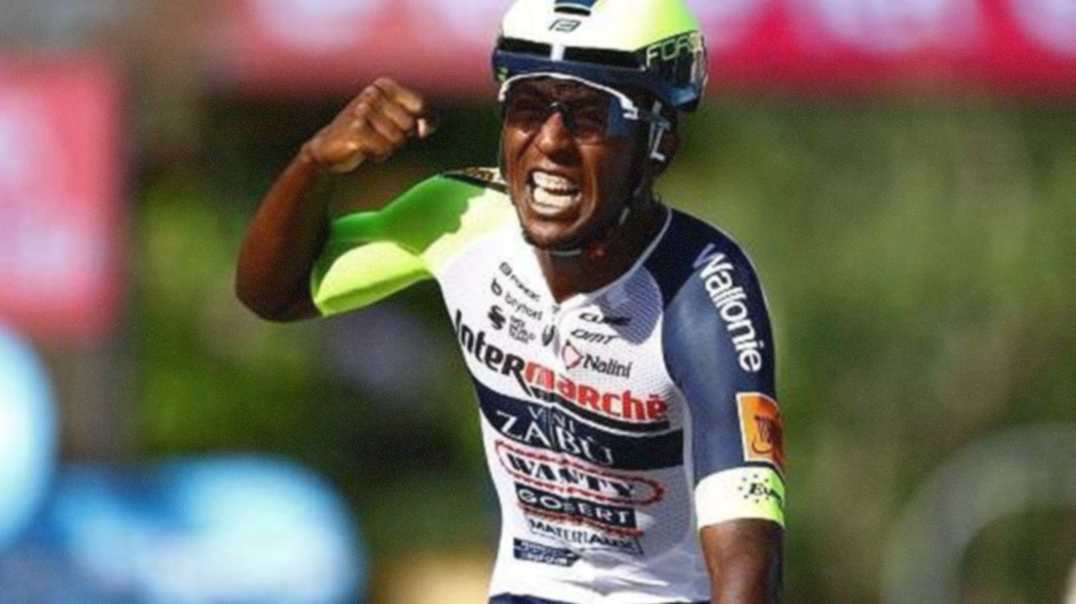 Biniam Girmay (Intermarché-Wanty-Gobert Matériaux) pemenang Giro d'Italia etape 10 mencatatkan banyak sejarah. (Foto: Istimewa)