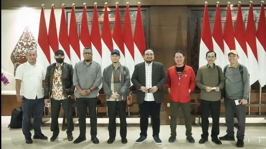 Menag Yaqut Cholil Qoumas bertolak ke Saudi, Rabu 18 Mei 2022 dini hari. (Foto: Kemenag)