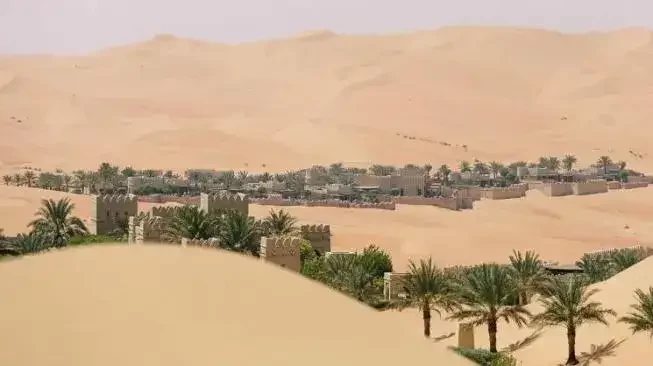 Suhu panas tertinggi di Arab Saudi, panorama alam. (Foto: Istimewa)