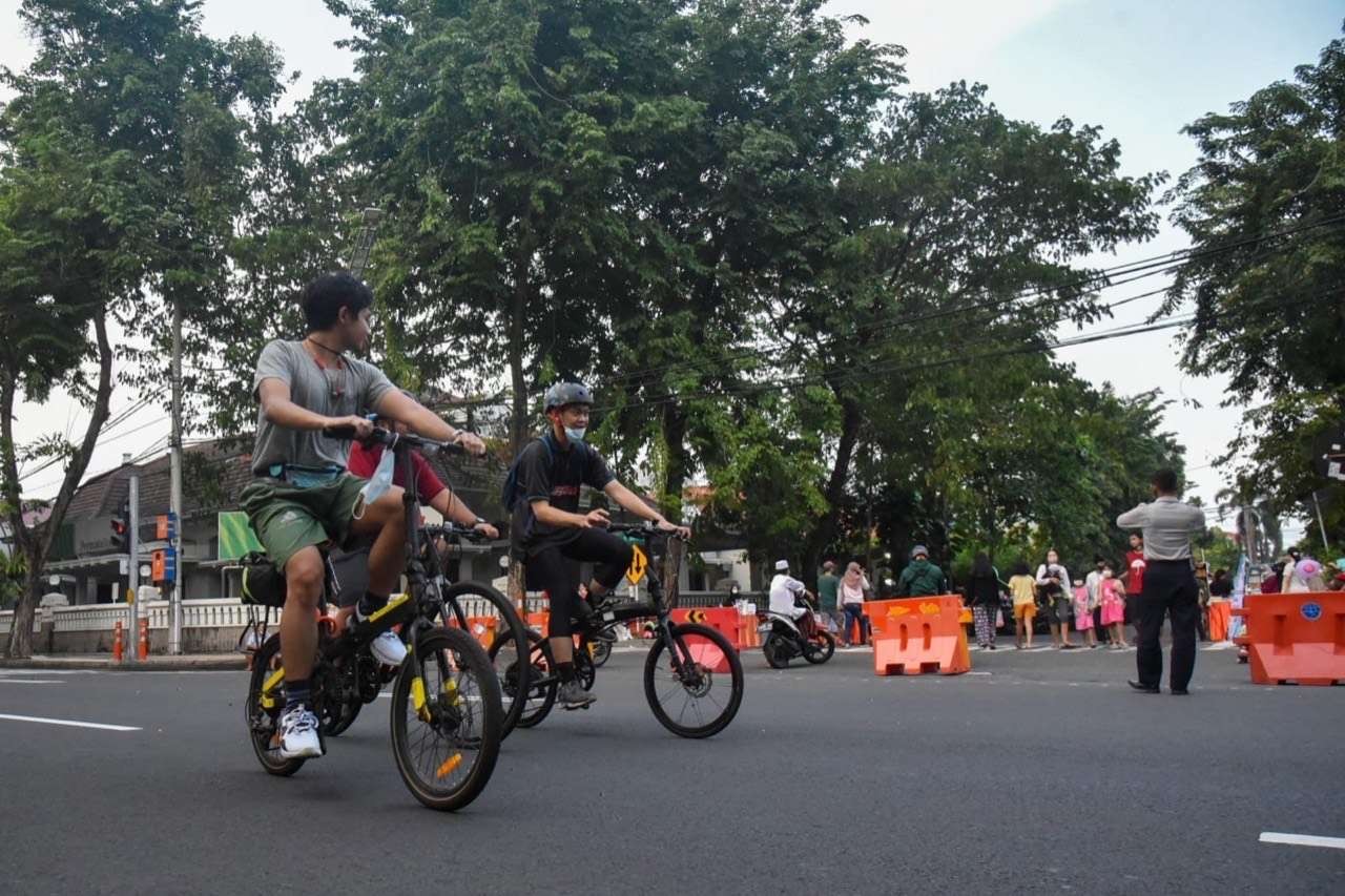 Ilustrasi car free day (CFD) kembali digelar pagi hari di Surabaya. (Foto: Istimewa)