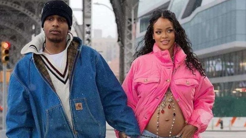 Pasangan kekasih Rihanna dan A$AP Rocky. (Foto: Instagram)