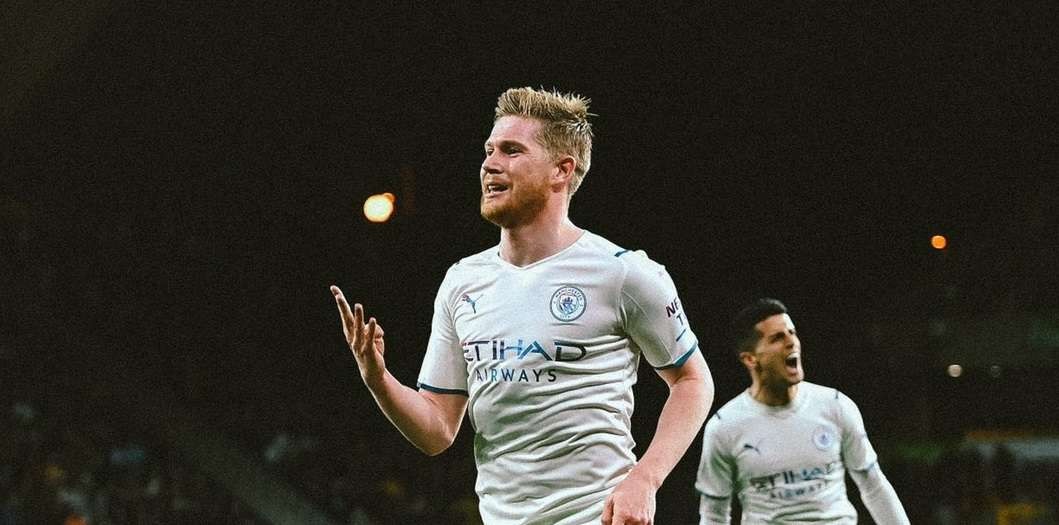 Kevin de Bruyne akan memimpin rekan-rekannya di laga terakhir musim ini melawan Aston Villa, Minggu 22 Mei 2022. (Foto: Twitter/@ManCity)