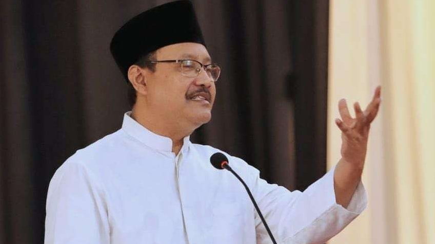 Walikota Pasuruan Saifullah Yusuf atau Gus Ipul saat memberikan arahan pada Calon Jamaah Haji Kota Pasuruan (Foto: istimewa)