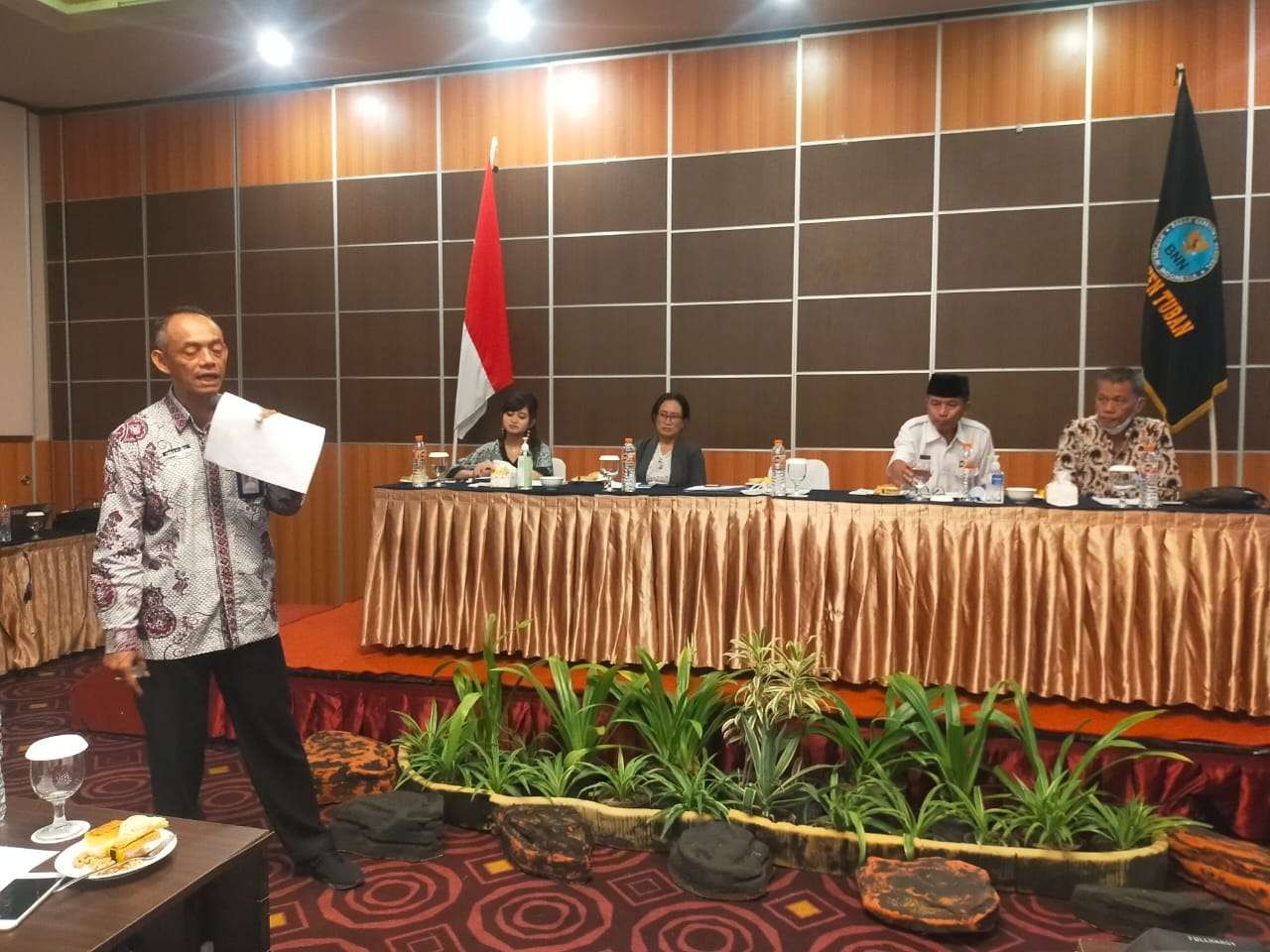 Workshop tentang peran media oleh BNN Tuban di Bojonegoro, Jumat 27 Mei 2022.(Foto: Sujatmiko/Ngopibareng.id)