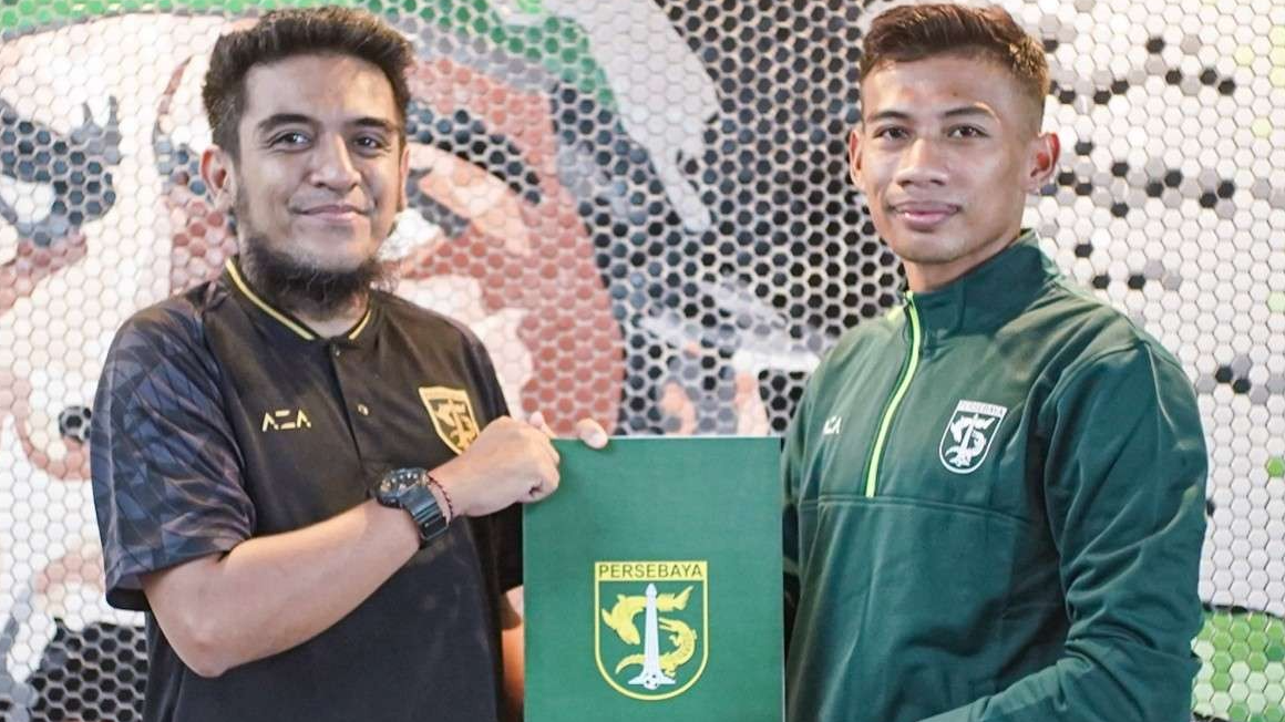 Rekrutan baru Persebaya, Ahmad Nufiandani (kanan). (Foto: Istimewa)