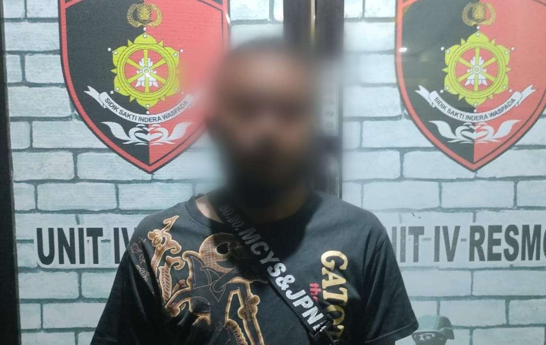 Pelaku penganiayaan diamankan polisi. (Foto: Istimewa)