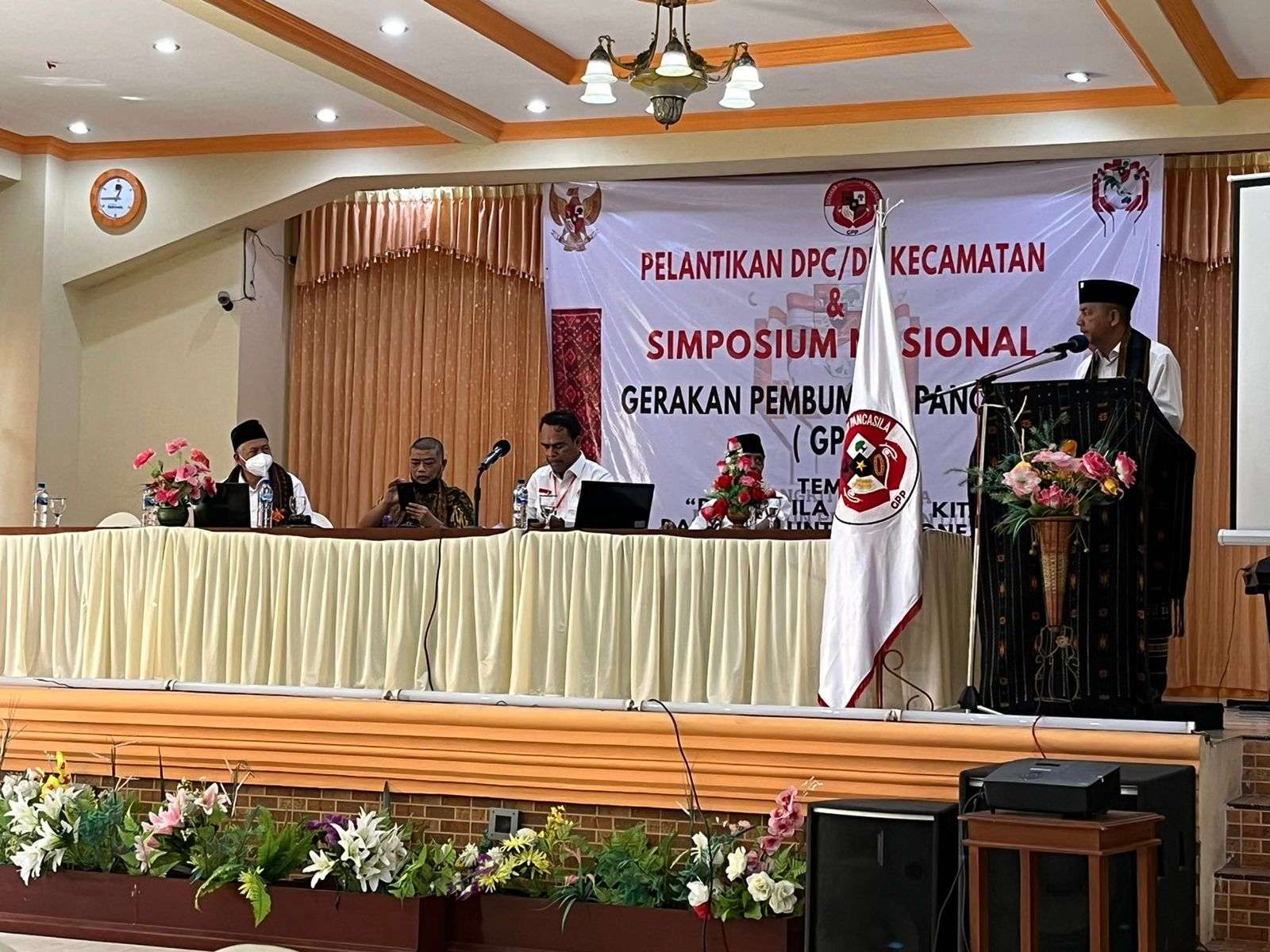 Simposium Nasional dalam Rangka Perayaan 77 Tahun Hari Lahir Pancasila, dan HUT III Gerakan Pembumian Pancasila, Senin 30 Mei 2022. (Foto: Istimewa)