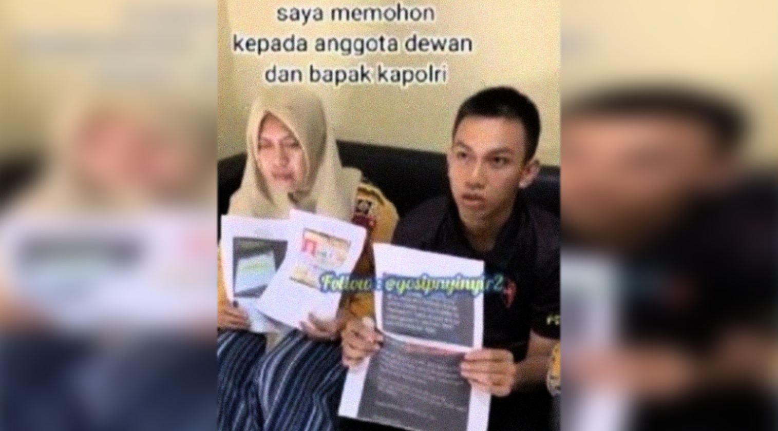 Fahri Fadillah Nur Rizky, peserta seleksi Bintara Polri, yang gagal. (Foto: Instagram)