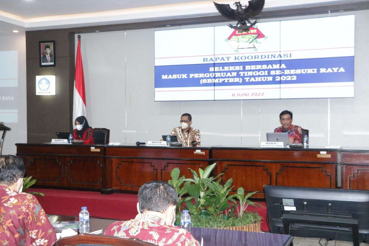 Rapat Koordinasi Seleksi Bersama Masuk Perguruan Tinggi se-Besuki Raya tahun 2022. (Foto: Istimewa)