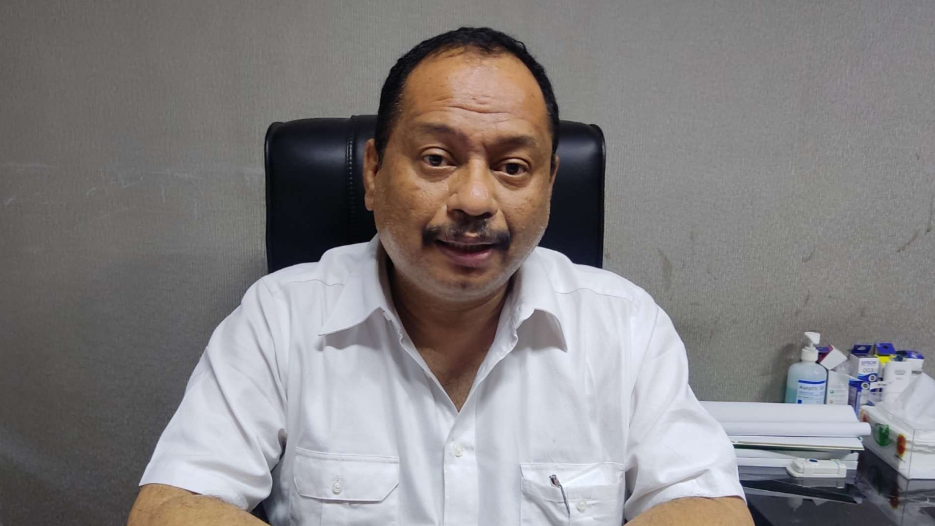 Ketua KONI Jatim, M Nabil menyebut ribuan peseda akan ramaikan Gebyar Porprov, 18 Juni 2022 nanti. (Foto: Fariz Yarbo/Ngopibareng.id)