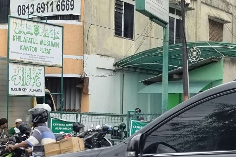 Kantor pusat Khilafatul Muslimin. (Foto: Ant)