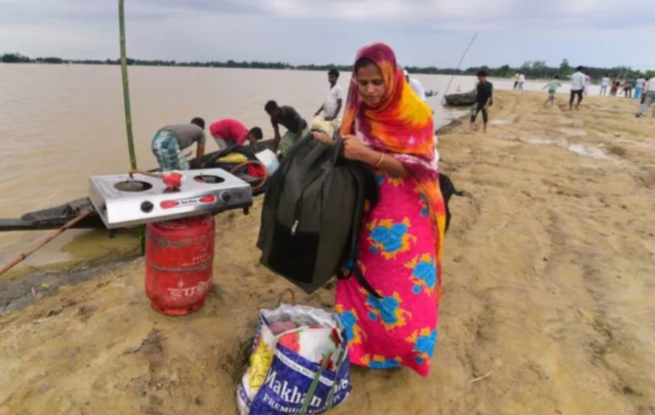 Banjir yang melanda dua negara bagian di India timur laut, yakni Assam dan Meghalaya, menewaskan 32 orang dalam dua hari terakhir. (Foto: Ant)