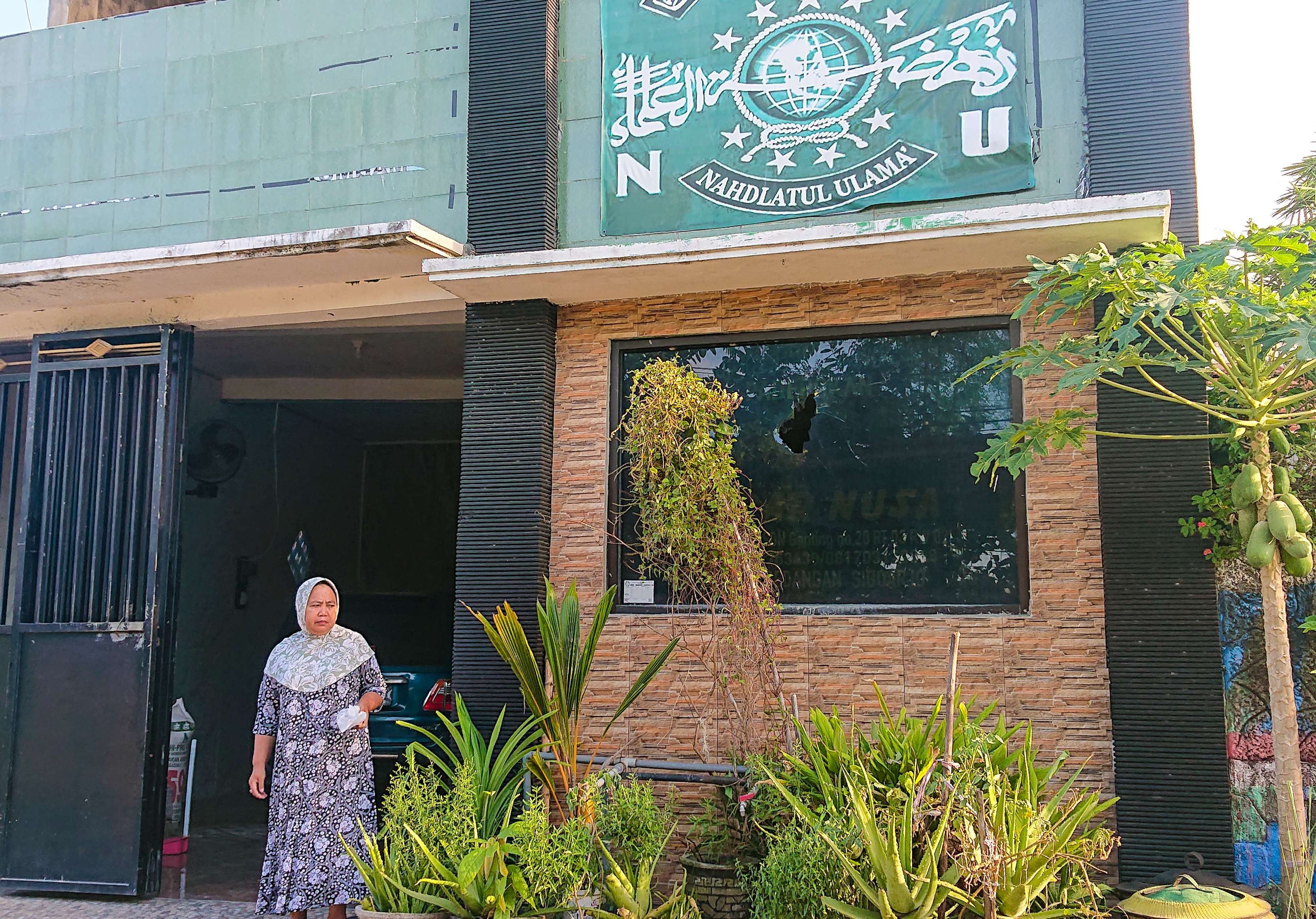 Rumah yayasan penghafal Al Qur'an diteror orang tak dikenal. (Foto: Aini Arifin/Ngopibareng.id)